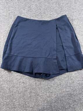 Cabi Navy Blue Golf Cart Ruffle Hem Skort Size 4